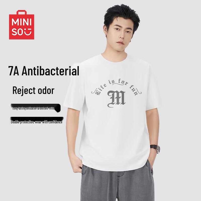 MINISO Men's Anti-Bacterial Short Sleeve T-Shirt