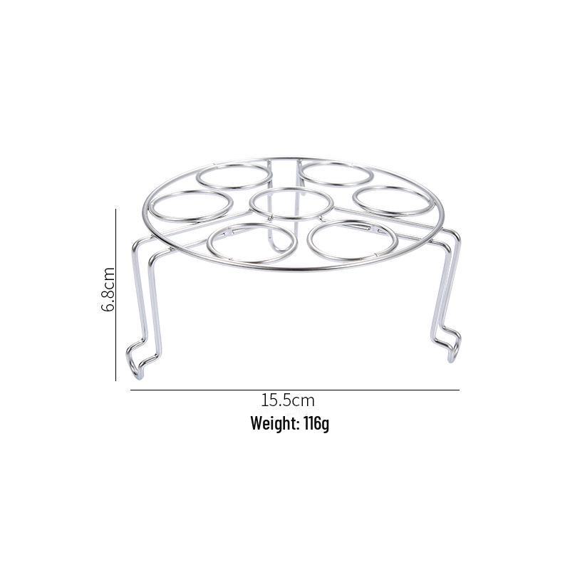 Doppellagiger Eier-Dampfgarer aus Edelstahl