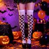 Bas Cuissardes pour Femmes pour Cosplay et Tenues d'Halloween, Chaussettes Douces Extensibles au-dessus du Genou pour Fêtes