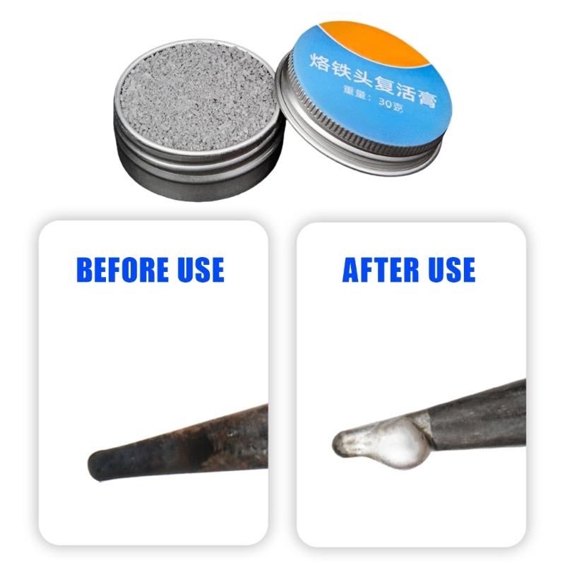 Soldering Iron Tip Tinner Cleaner Cleaning Pastes Refresher Tip Tinner Solder Iron Tip Cleaning Cream Repair Tool