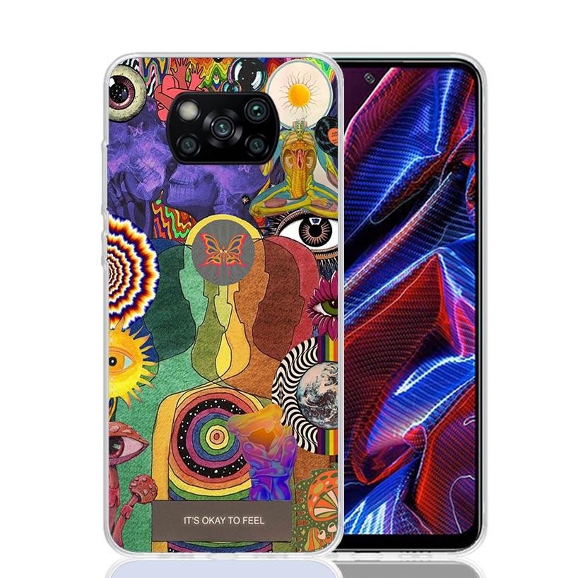 Chakra Insist Yoga Phone Case For Xiaomi Poco F7 Ultra X7 X6 Pro X5 Redmi 15 15C 13 13C 12 12C 10 10A 10C 9 9A 9C 9T Shell Poco