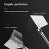 Stainless Steel Corner Tool Set: Internal/External Corner Puller & Putty Scraper for Interior/Exterior Walls.