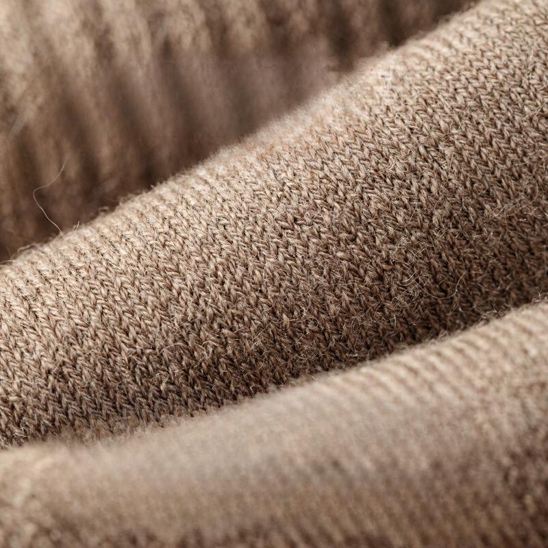 Women's Autumn Woolen Warm Mid-leg Socks, Women's Socks, Antibacterial and Deodorizing, Thickened White Long Socks for Autumn and Winter