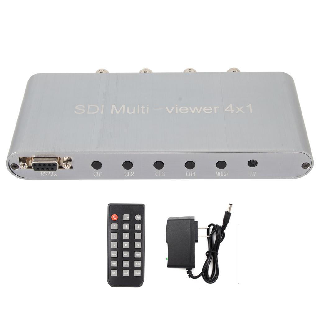 SDI Multi Viewer 4 SDI In 1 HD Multimedia Interface Out 1080p Output 4 Viewing Modes Quad Screen