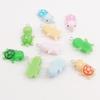 5pcs Cute Mini Fun Green Turtle Charms Animal Resin Pendant for Jewelry Making Accessories DIY Earrings Necklace Keychain