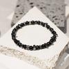 Jbans Classic 6Mm Asymmetrical Seahorse Mix Black Onyx Gemstone Bracelet (C2401Ac1157_Bk)