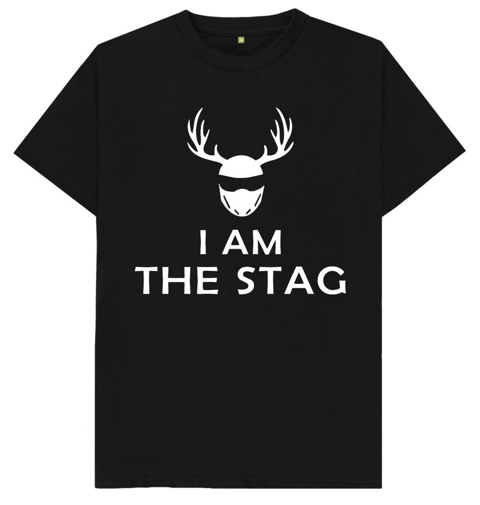 I Am The Stag Stag Do Racing Helmet T Shirt