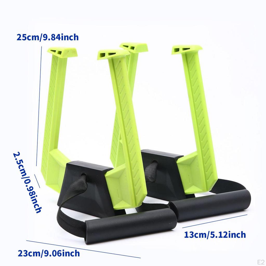 2x Portable Pullup Bar Supplies Versatile AntiSlip Door Frame Grip for