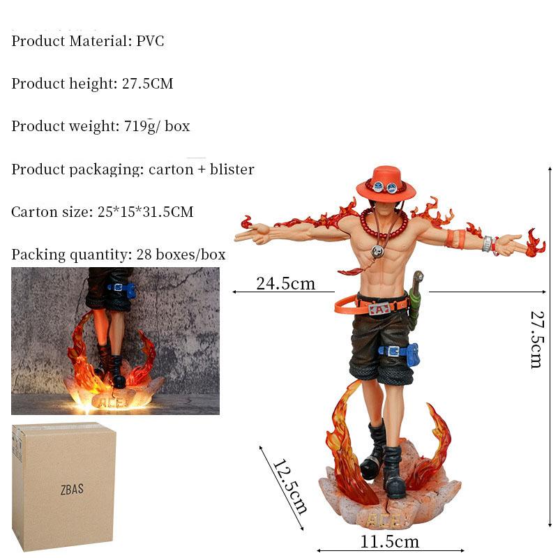 Manga King of Thieves 28pcs Anime Character Statue Handpiece Anime Model Chassis Toys Ornament