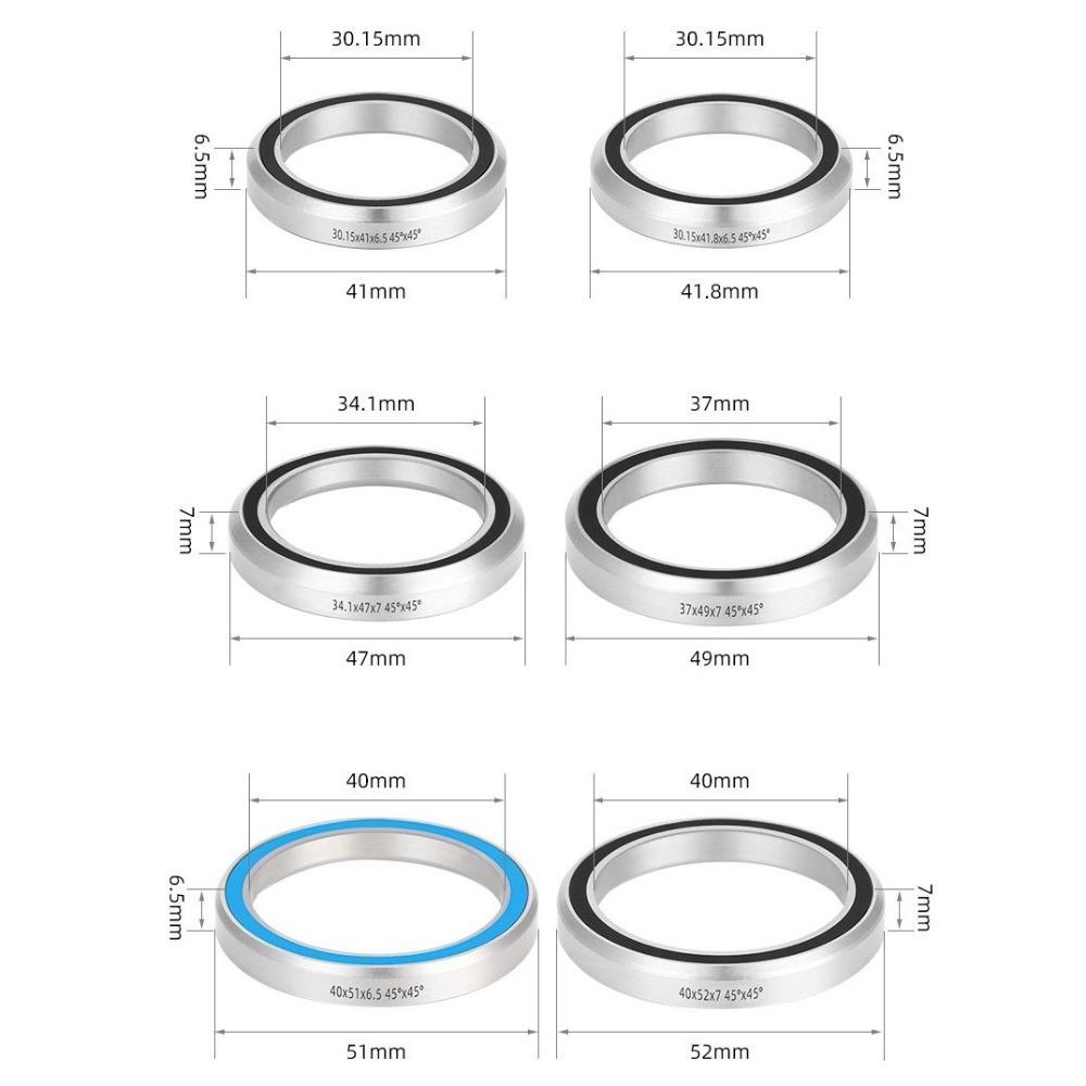 General Bike Headset Bearing Steel Wear Resistance Bike Repair Parts Waterproof Cycling Bicycle Accessories