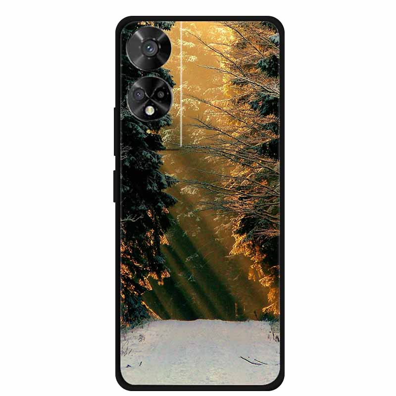 

For TCL 50 5G Case Original Soft Silicone TPU Phone Cases Back Cover For TCL 50 XE 5G 50XE Fashion Planet New Coque Black Bumper TCL 50 5G