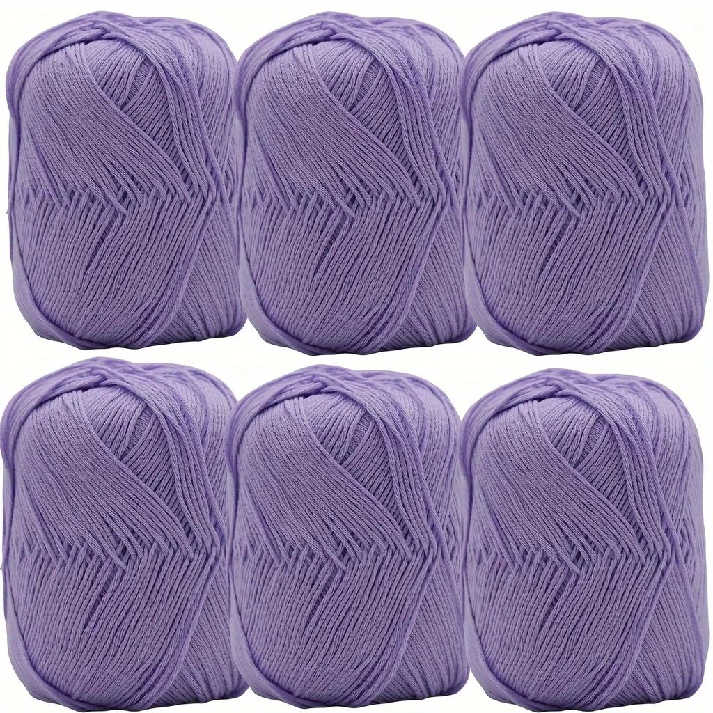 100% Cotton Yarn for Crocheting and Knitting, Medium-Weight DIY Craft Yarn for Sweaters,Scarves,Hats,Gloves - 50g/170m Per Skein