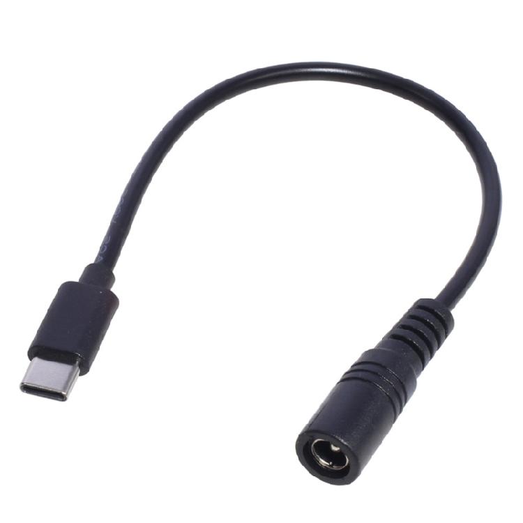 5V 3A USB C Type-C Power Cable 5.5 x 2.1mm DC Charging Connector for Router LED