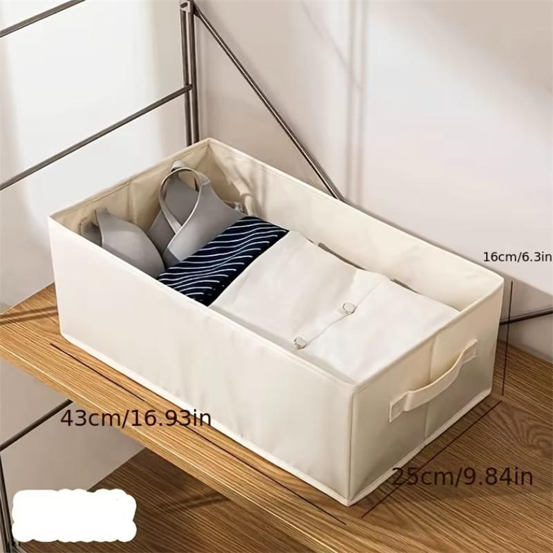 Oxford Cloth Underwear Pants Storage Box Wardrobe Clothing Organizing Box Household Multifunctional Underwear Bra Storage Box