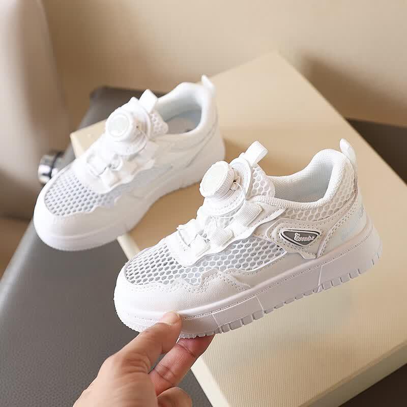 Warrior Kids  White Mesh Casual Shoes 37