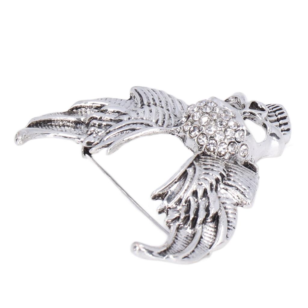 Drill Skull Brooch Sparkling S Fashion Personality Brooch Accessories for Suit Coat
