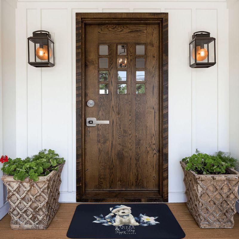 West Highland White Terrier Dog Front Floor Door Entrance Mat Westie Bath Kitchen Doormat Balcony Carpet Rug Toilet Footpad