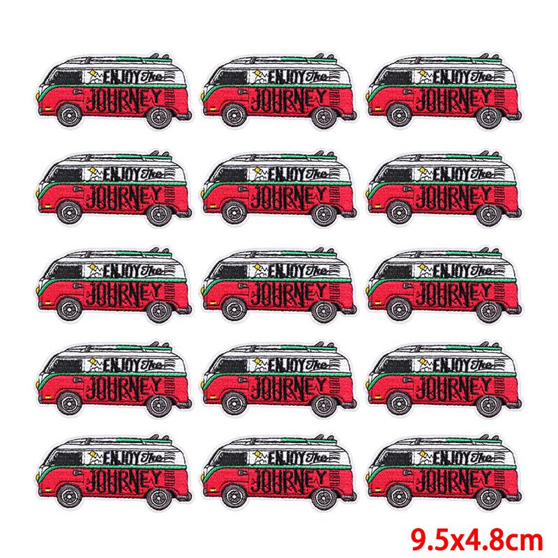 10 Pcs/lot Wholesale Embroidery Patch Iron On Patches For Clothing Patches On Clothes Jackets Decor Applique Sew Supplies