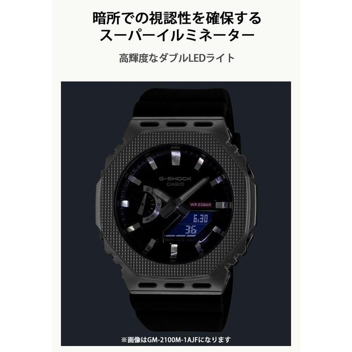 [Casio] G-Shock GM-2100BM-1AJF Men's Watch, Black Pattern Bezel