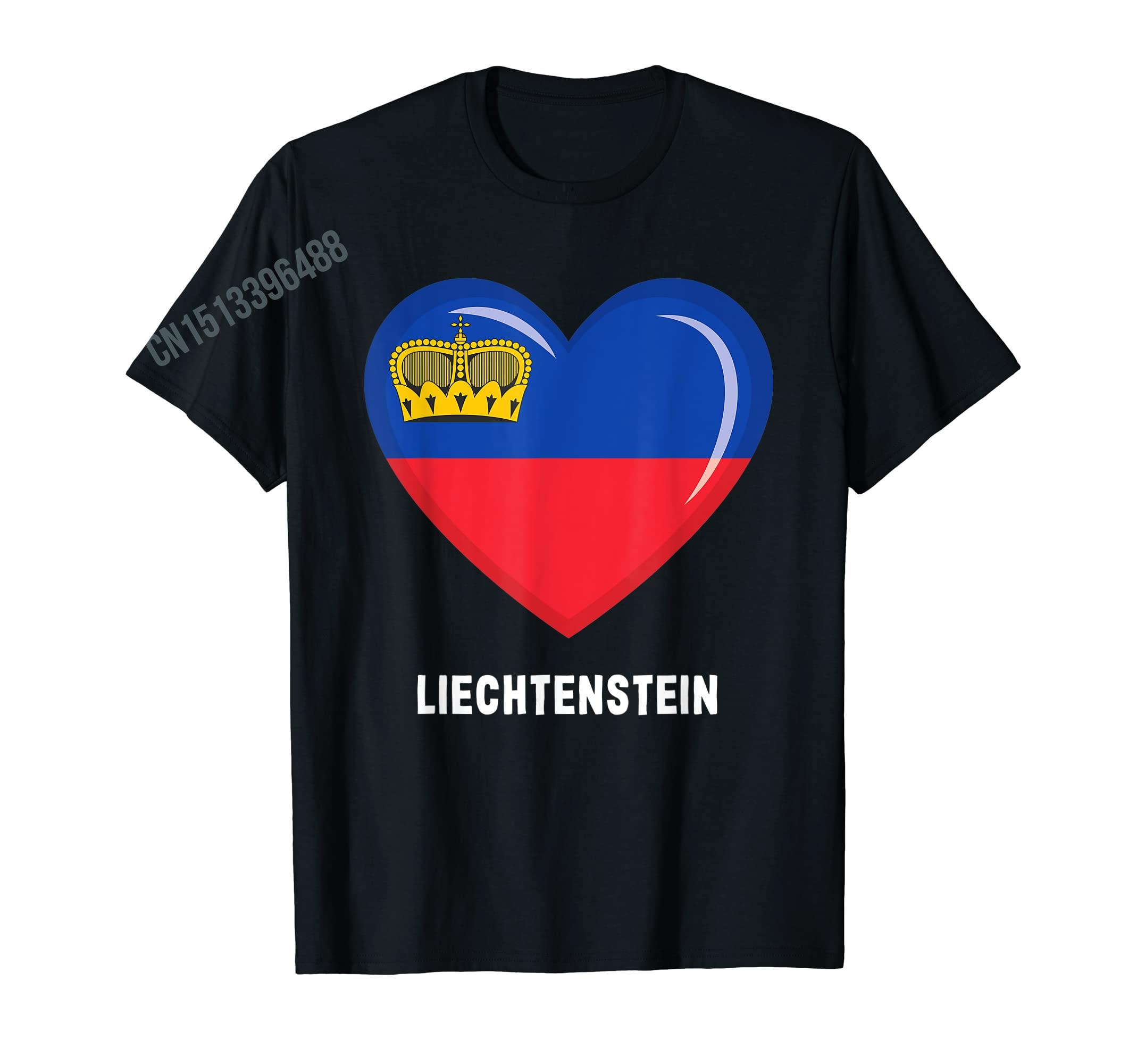 ZX More Design Super Liechtensteiner Heritage Liechtenstein Roots Flag TShirt For Men Women T Shirt Tops Cotton Tees S