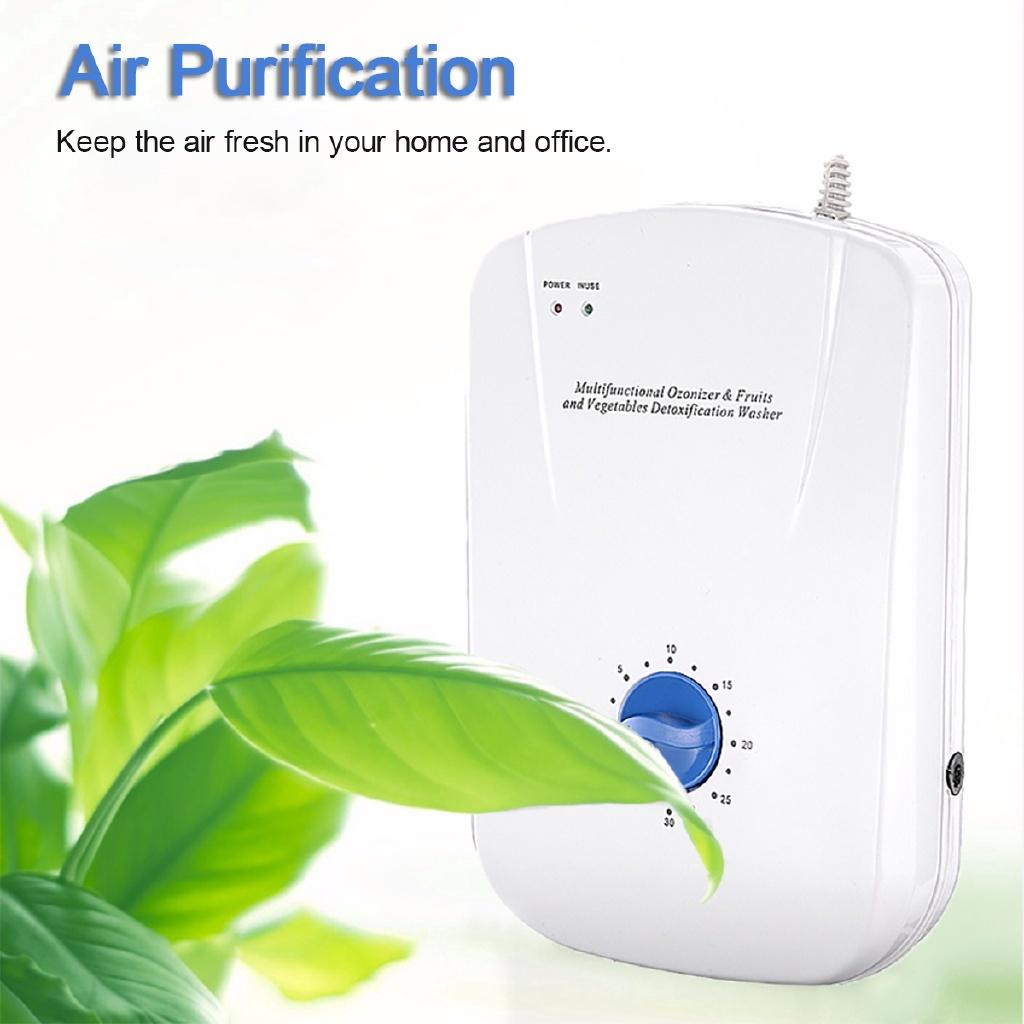 18W Ozone Generator Ozonator Ionizer Home Sterilizer Timer Oil Vegetable Meat Fresh Purify