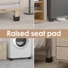 4 Peças Elevadores de Móveis Amortecedores Antiderrapantes Resistentes para Pés de Cama, Mesa, Armário, Sofá, Cadeira, Geladeira, Secadora, Máquina de Lavar em Forma de L