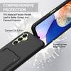 For Samsung Galaxy A16 5G/Galaxy A16 4G Liquid Silicone Case Phone Back Cover with Card Holder and Short Strap