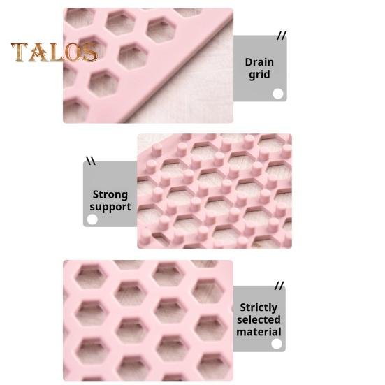 Silicone Sink Mat with Center Drain Heat-Resistant Flexible Non-Slip Design Easy To Clean Reusable Sink Protector Mat