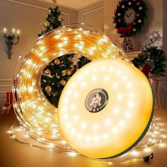 Cross-Border LED Tent & Awning Fairy Lights for Camping - Outdoor String Lights for Decorative Atmosphere
