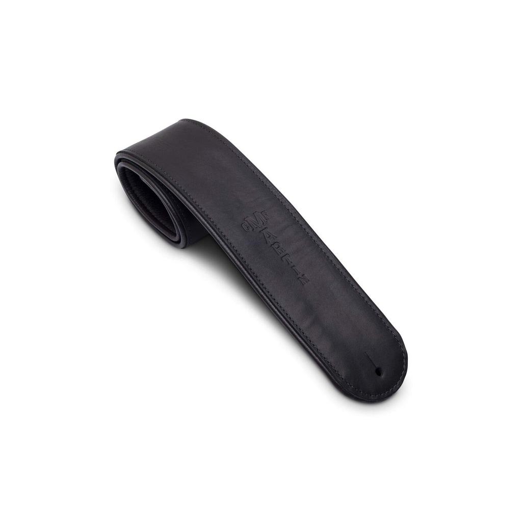18A0029 BLK Guitar Strap Premium Rolled Leather [Martin] /
