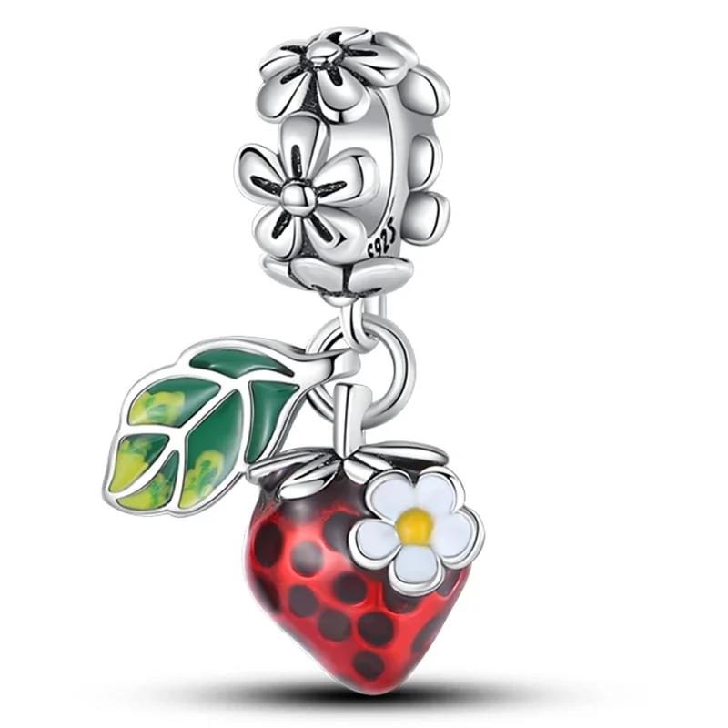 Charms Beads Copper Pink Perfume Bottle Letter Luminous Firefly Tarot Card Beads Fit Diy Bracelets Jewelry