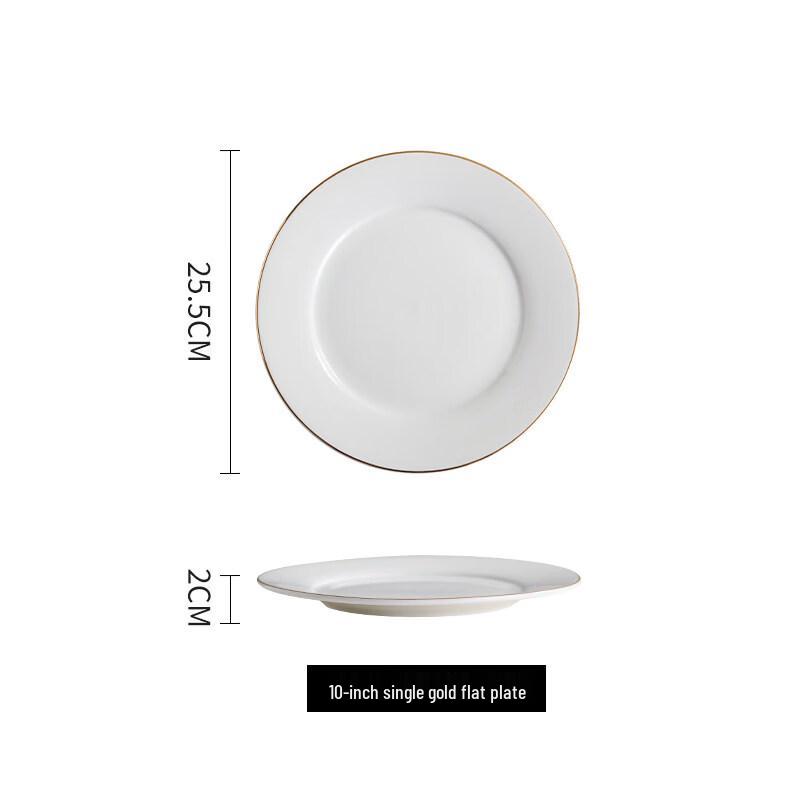 Elegant Gold Rim Tableware Collection