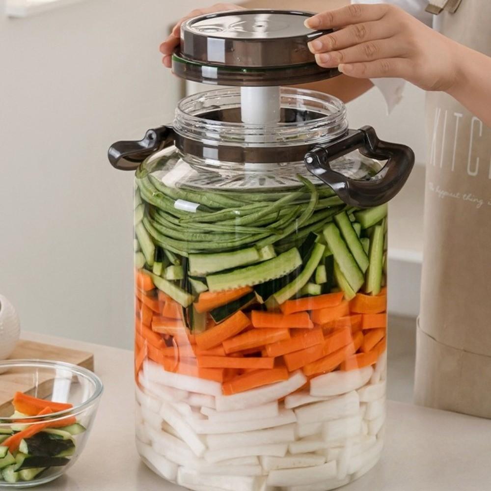 Large Capacity Airtight Storage Pitcher Food Grade Hermetic Food Box Fermentation Jar Fermentation