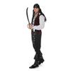 Men Pirate Captain Cosplay Costume Jack Sparrow Style for Halloween Masquerade