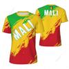 Sports Mesh T-shirt Mali Flag For Running Bike Soccer Tennis Football Fitness Tees 3D Printed Custom