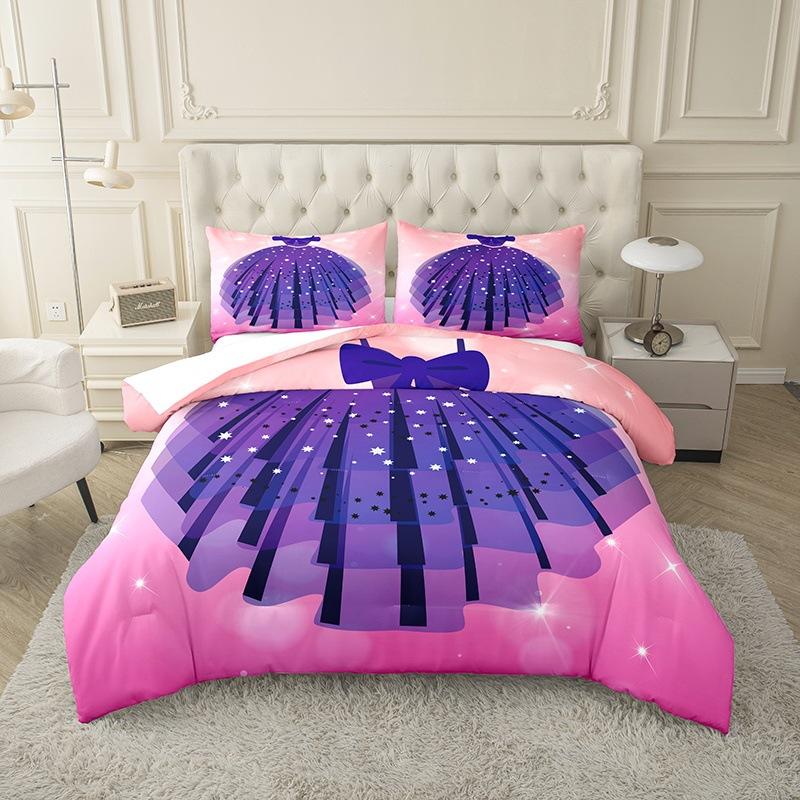 Fashion Technology Printing, 3D Digital Printing, Bedding, Duvet Covers, Pillowcases, Three-piece Sets