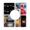 Nanofilm License Plate Stickers Vanish Signs License Plates Reflective Invisible Digital Sticker White Size M