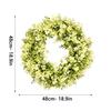 Eucalyptus Green Leaves Wreath - Spring/Summer Door & Window Hanging Decoration