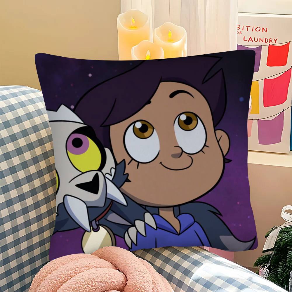 1Pc Anime-The Owl Houses Pillow Case Fashion Square Pillowcase Bedroom Sofa Room Ins Decoration Leisure