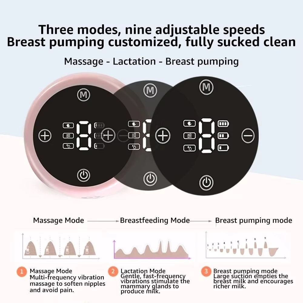 Tire-lait intégré intelligent Biberon électrique pour lait maternel Tire-lait pour l'allaitement