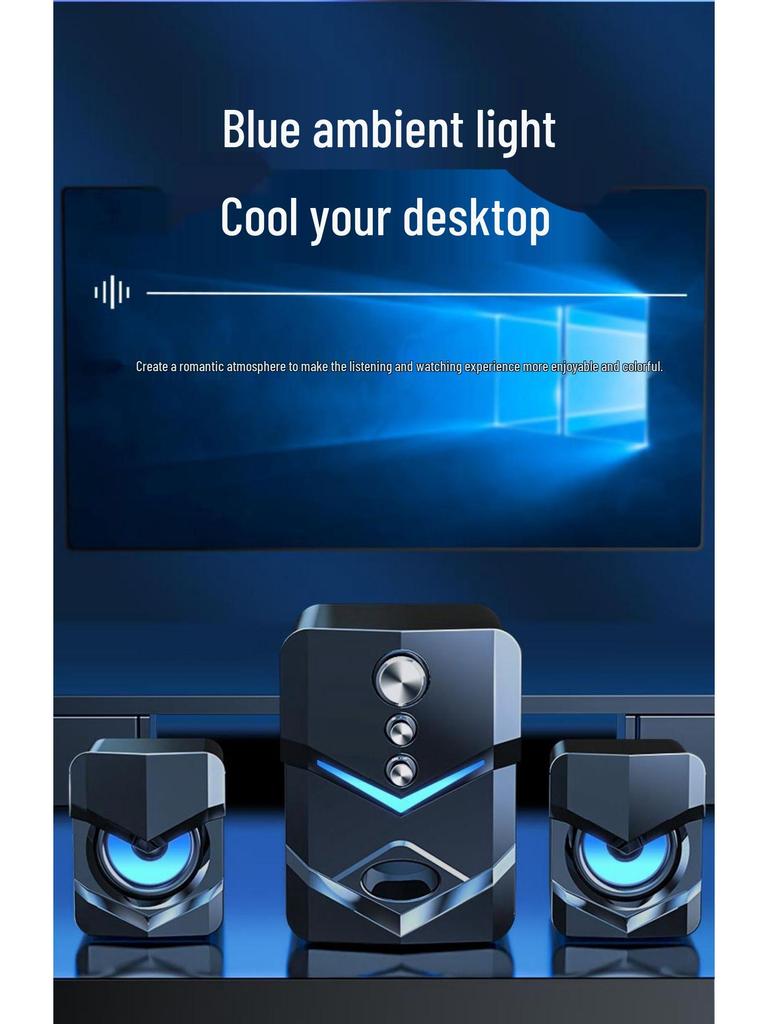 SADA Saida D-222 Universal Wired Desktop Speaker with Heavy Bass