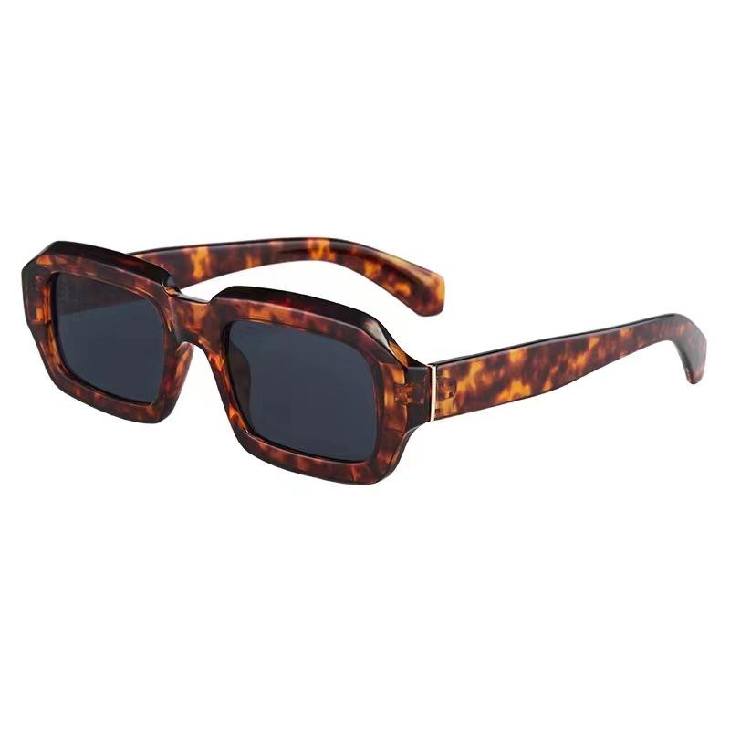 European American Style Men Women Sunglasses Rectangle Shape Stylish Sun Glasses For Men Uv400 Protection Female Sunglass