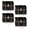 4 Pieces Flower Box Wrapping Supplies Paper Bag Flowers Present Storage for Mother