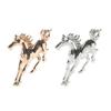 1Pc Cloth Decoration Fresh Horse Brooch Exquisite Metal Brooch Gift Zinc Alloy