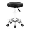 Adjustable Swivel Bar Stool with Backrest and Wheels