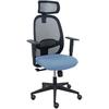 Chaise De Bureau - PIQUERAS Y CRESPO - Bali - Ergonomique - Accoudoirs Réglables - Tête Réglable