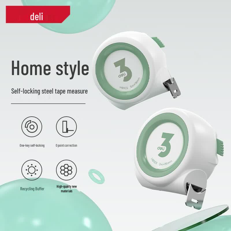 Deli Self-Locking Steel Tape Measure