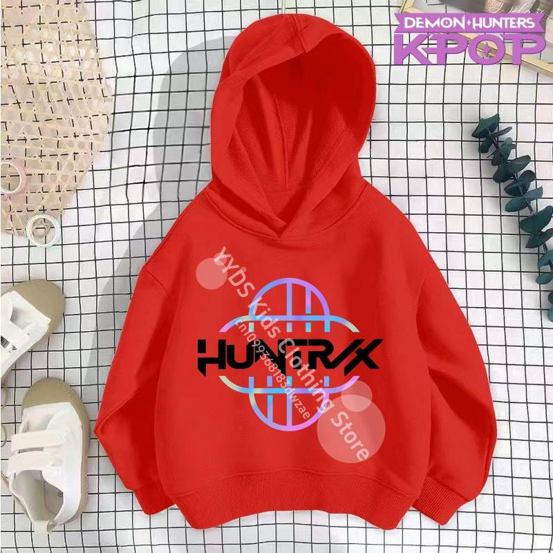 Kleinkind Mädchen Kleidung KPop Dämonenjäger Hoodie Mädchen Mode Lässiges Sweatshirt Film Neu Kinder K-Pop Dämonenjäger Kapuzenoberteile