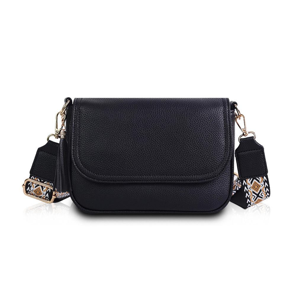 

Простая и стильная маленькая квадратная сумка, универсальная сумка через плечо из Шилина 22.5*7*15cm чёрный