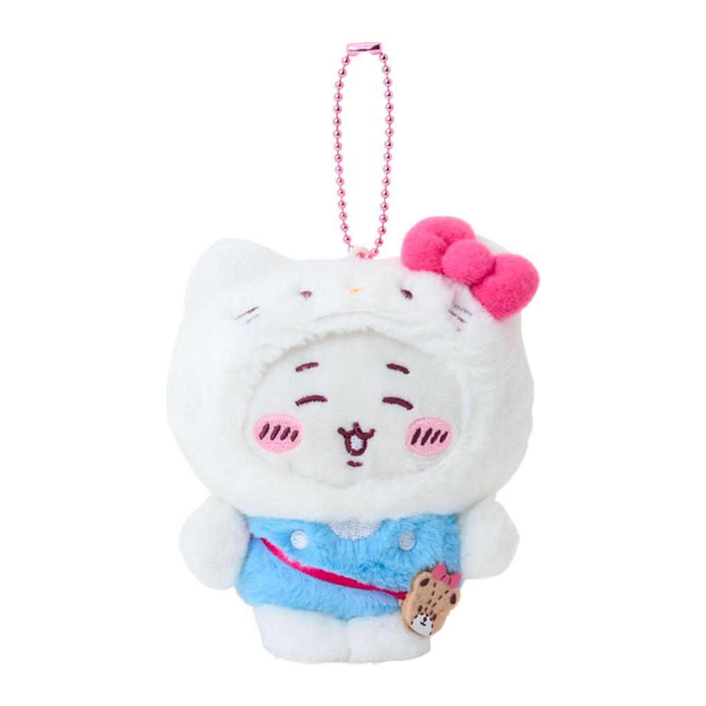 Sanrio Chiikawa Mascot Holder Hello Kitty Polyester and Ages 6 and 826570 (Chiikawa) Steel, Up,